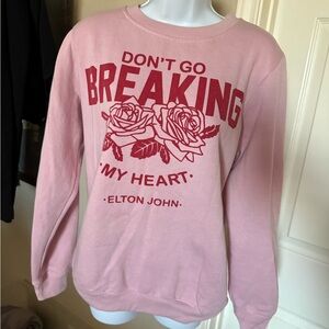 Pink Graphic Sweater